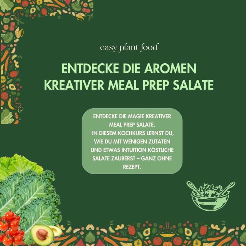 Cover Image for Gratis Kochkurs online: Kreative Meal Prep Salate leicht gemacht
