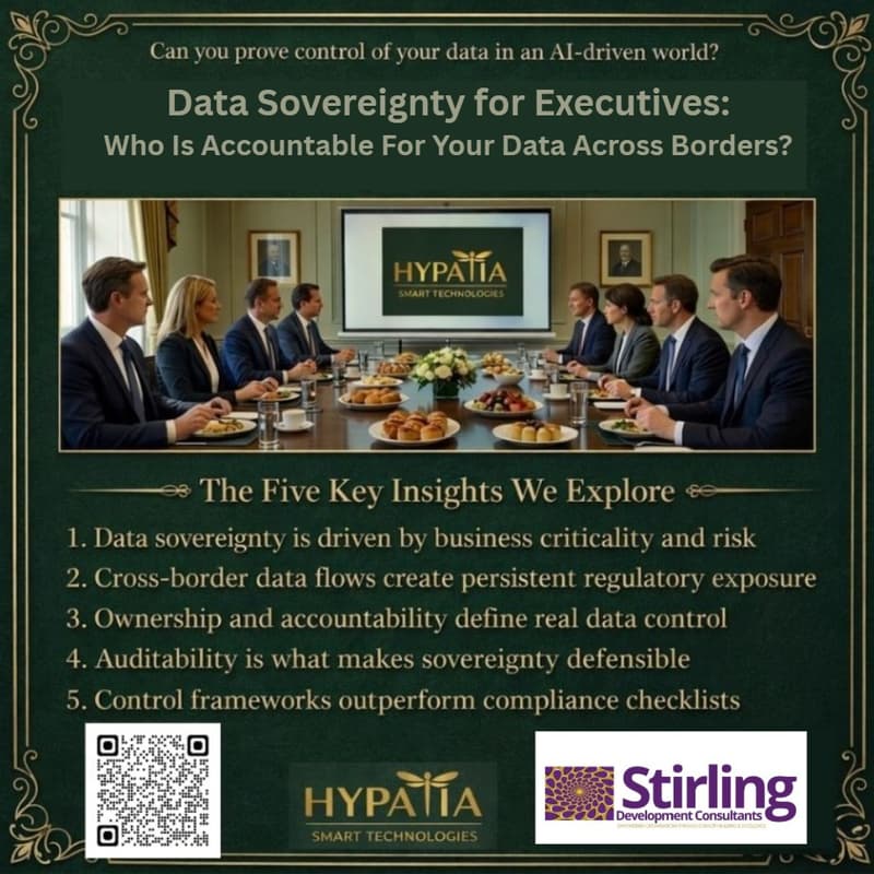 Cover Image for Session 3: Data Sovereignty for Executives: Who Is Accountable for Your Data Across Borders?