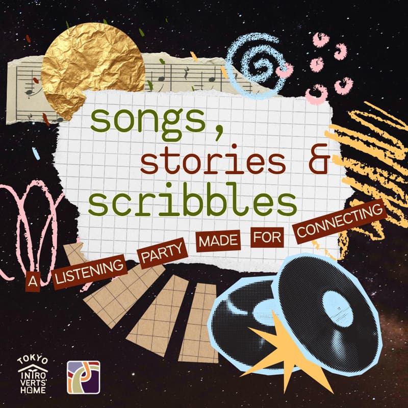 Cover Image for songs, stories & scribbles: a listening party made for connecting