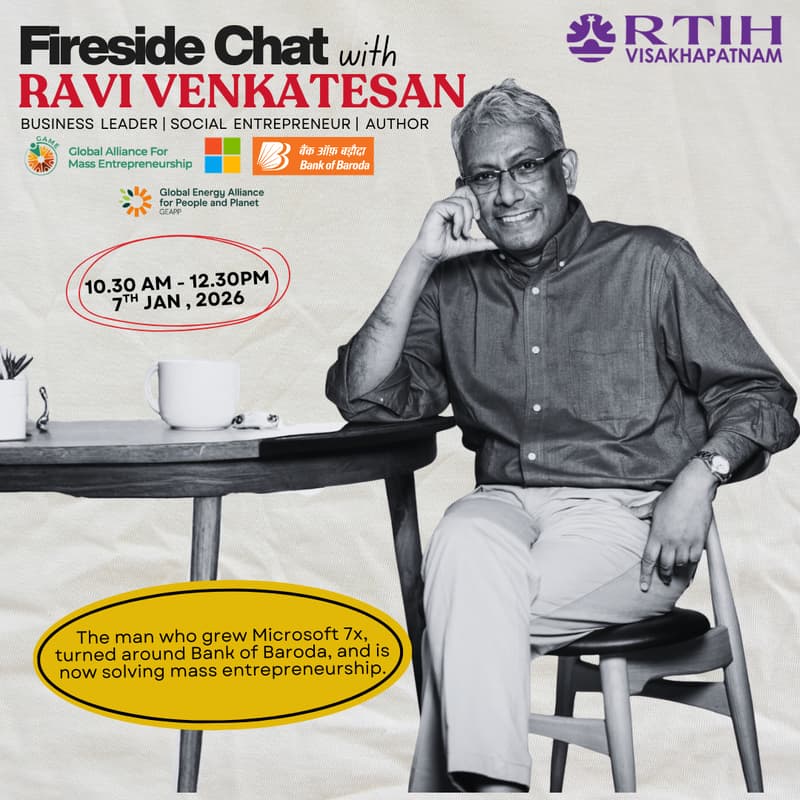 Cover Image for Fire Side Chat with Ravi Venkatesan