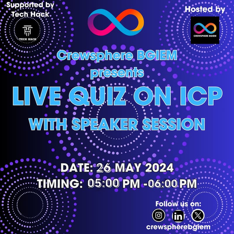 Cover Image for Speaker session with Live quiz on ICP
