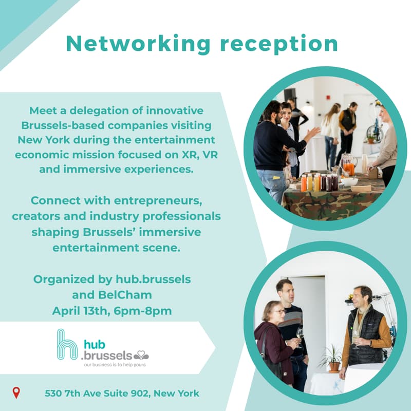 Cover Image for Networking reception at the Belgian-American Chamber of Commerce