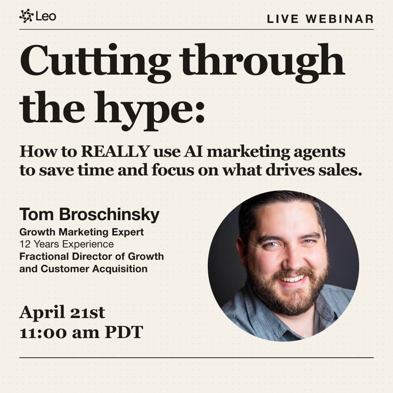 Cover Image for AI Without the Hype: How to REALLY Use AI Marketing Agents