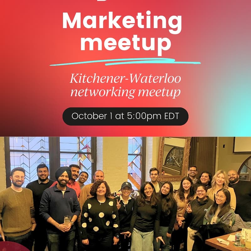 Cover Image for Kitchener Waterloo (KW) Marketers Meetup