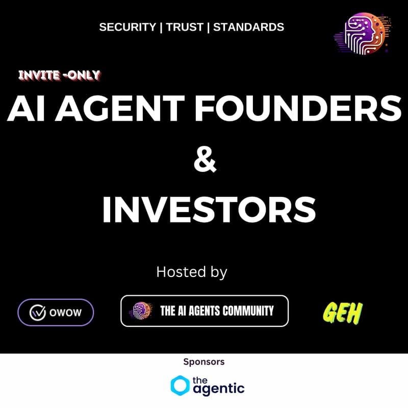 Cover Image for INVITE-ONLY: AI agent builders, founders & investors