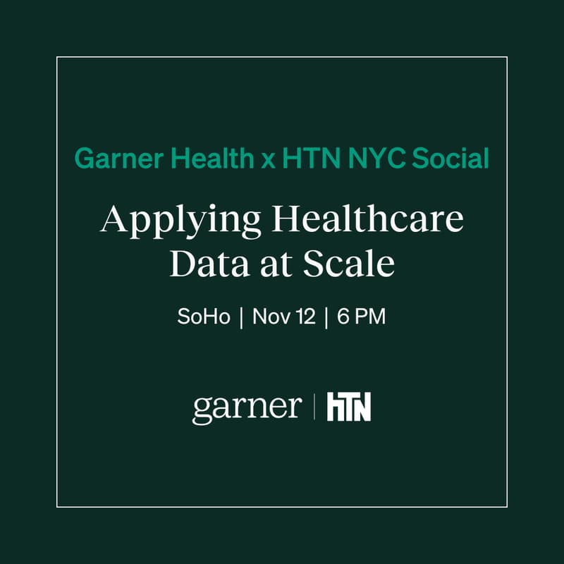 Cover Image for Garner Health x HTN NYC Social: Applying Healthcare Data at Scale