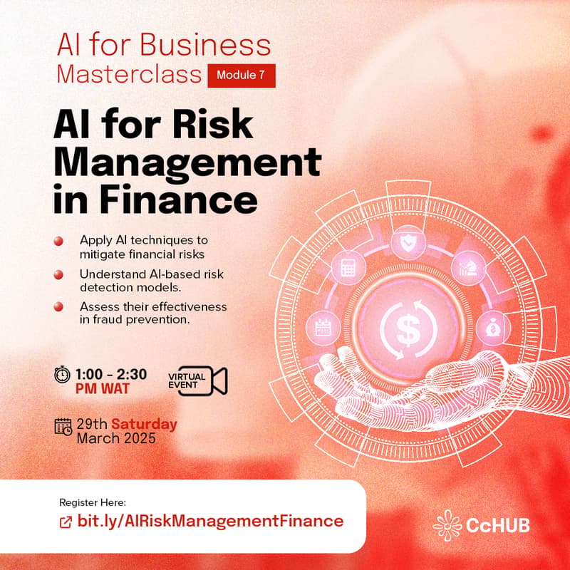 Cover Image for AI 101 For Business Masterclass - AI for Risk Management in Finance