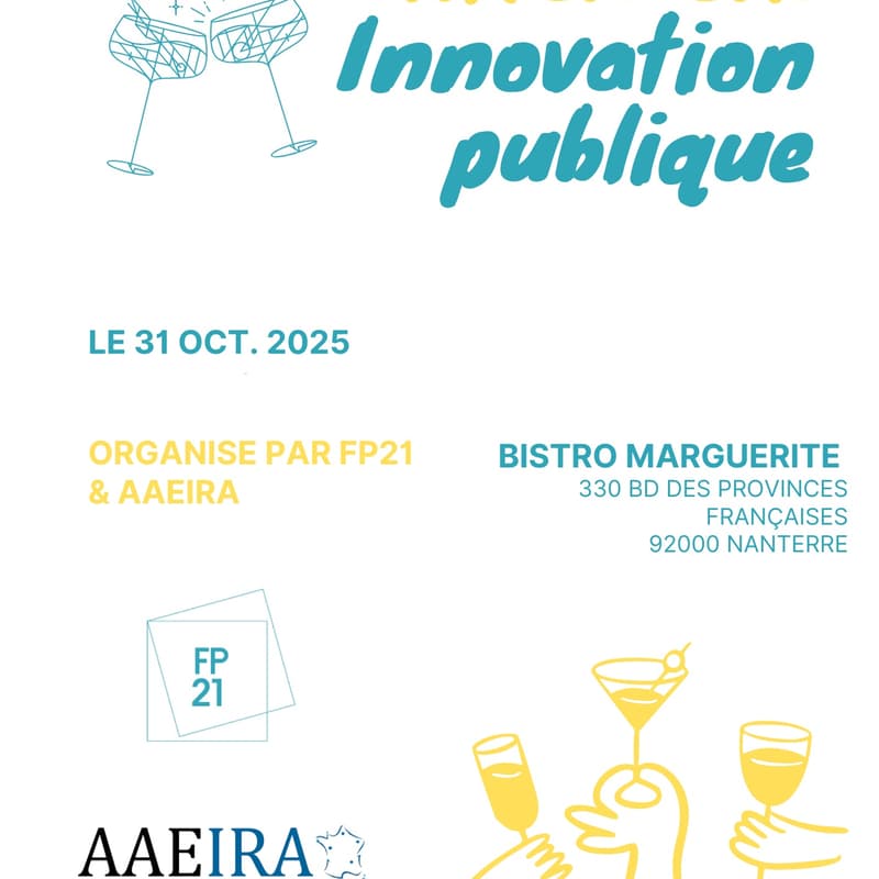 Cover Image for Afterwork innovation publique ~ FP21 & AAEIRA