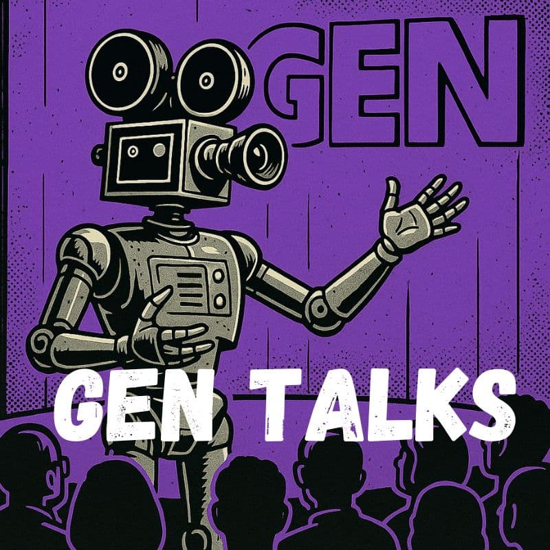 Cover Image for Machine Cinema “GenTalks” September 3rd - John Gaeta (escape.ai) + Sylvain Montreuil (Animatix.ai)