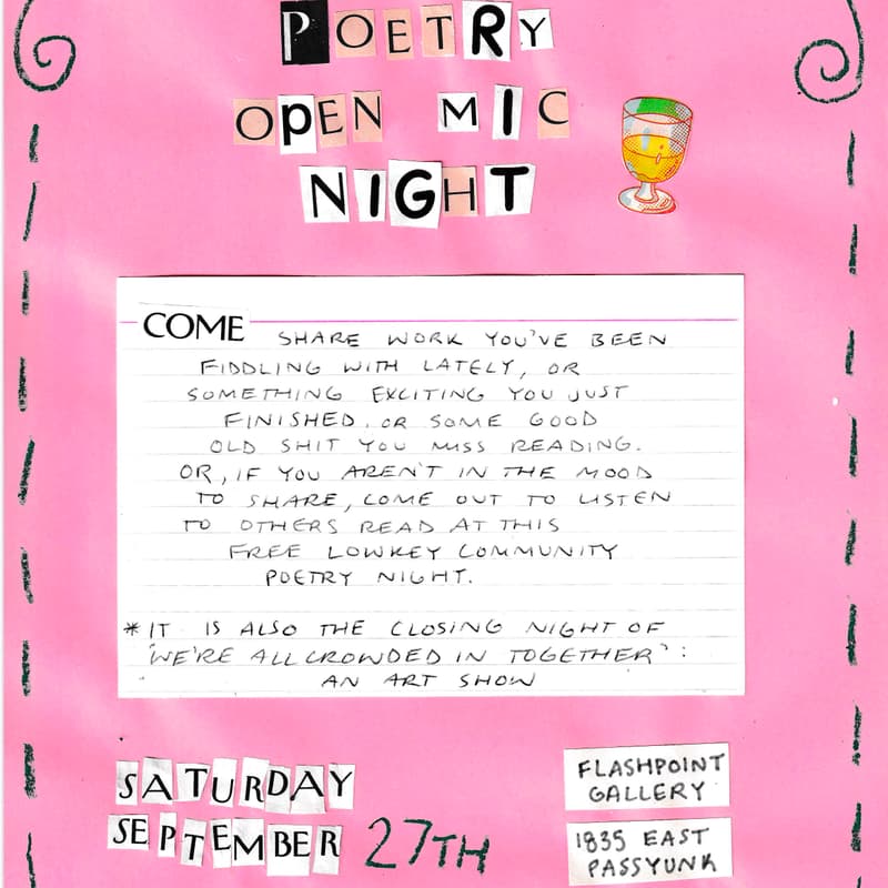 Cover Image for Poetry Open Mic Night
