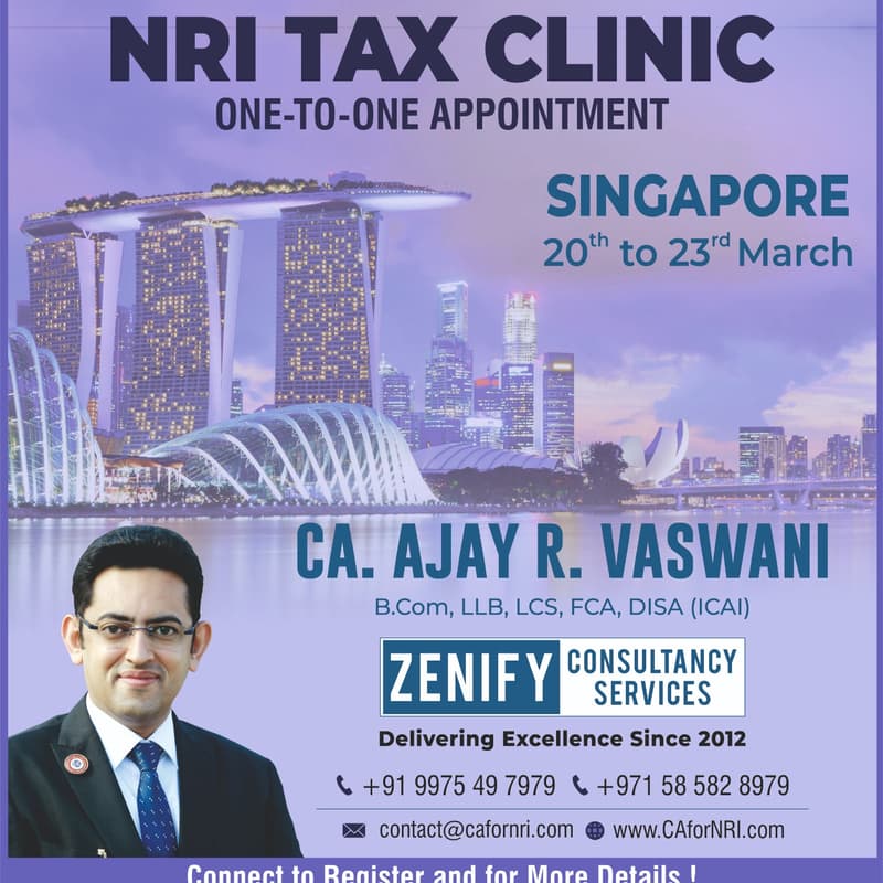 Cover Image for NRI TAX CLINIC: Decode India Taxes and Investments (One to One Exclusive)