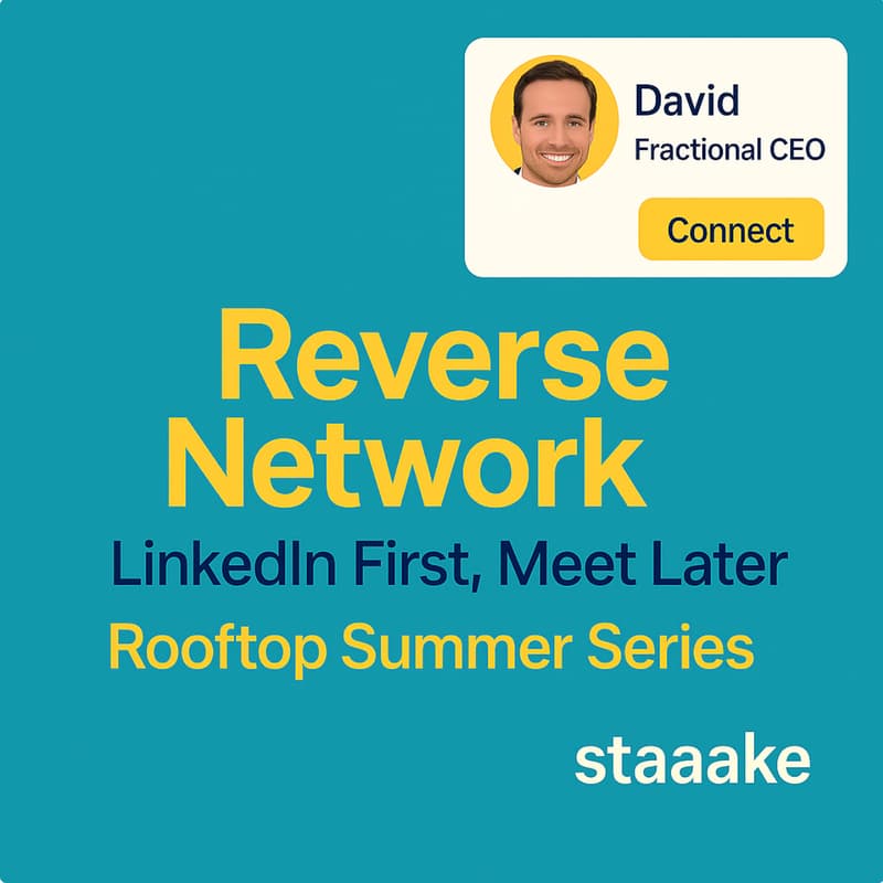 Cover Image for Reverse Network: Summer AI/Tech Rooftop Series
