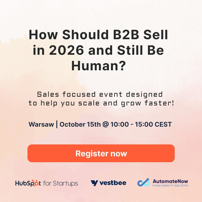 Cover Image for How Should B2B Sell in 2026 and Still Be Human? - Warszawa