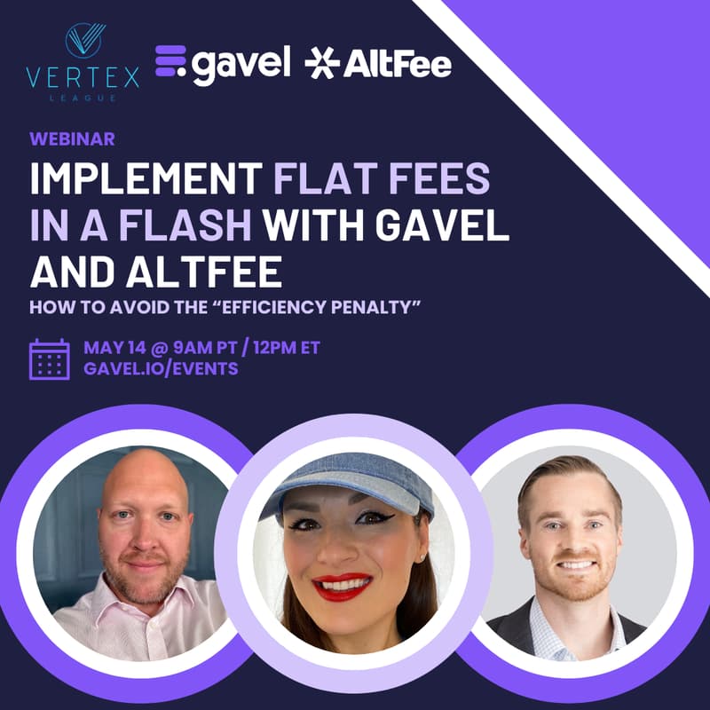 Cover Image for Implement Flat Fees in a Flash With Gavel and AltFee