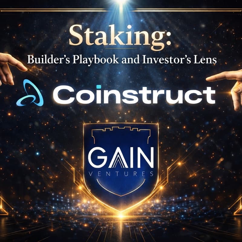 Cover Image for Staking: Builder's Playbook and Investor's Lens