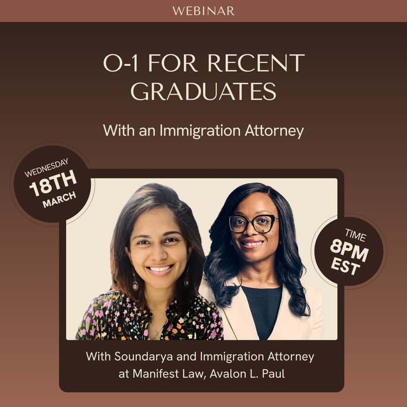 Cover Image for O-1 Visas For Recent Graduates