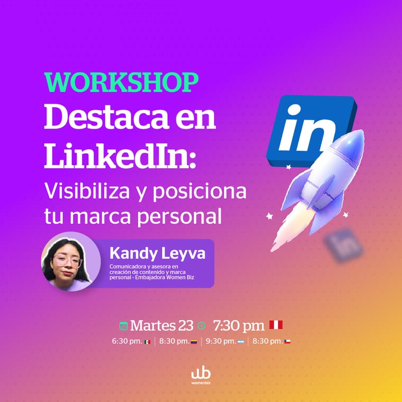 Cover Image for Destaca en Linkedin: Visibiliza y posiciona tu marca personal