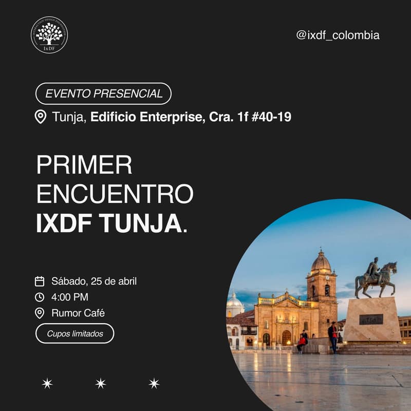 Cover Image for Primer encuentro IxDF Tunja.