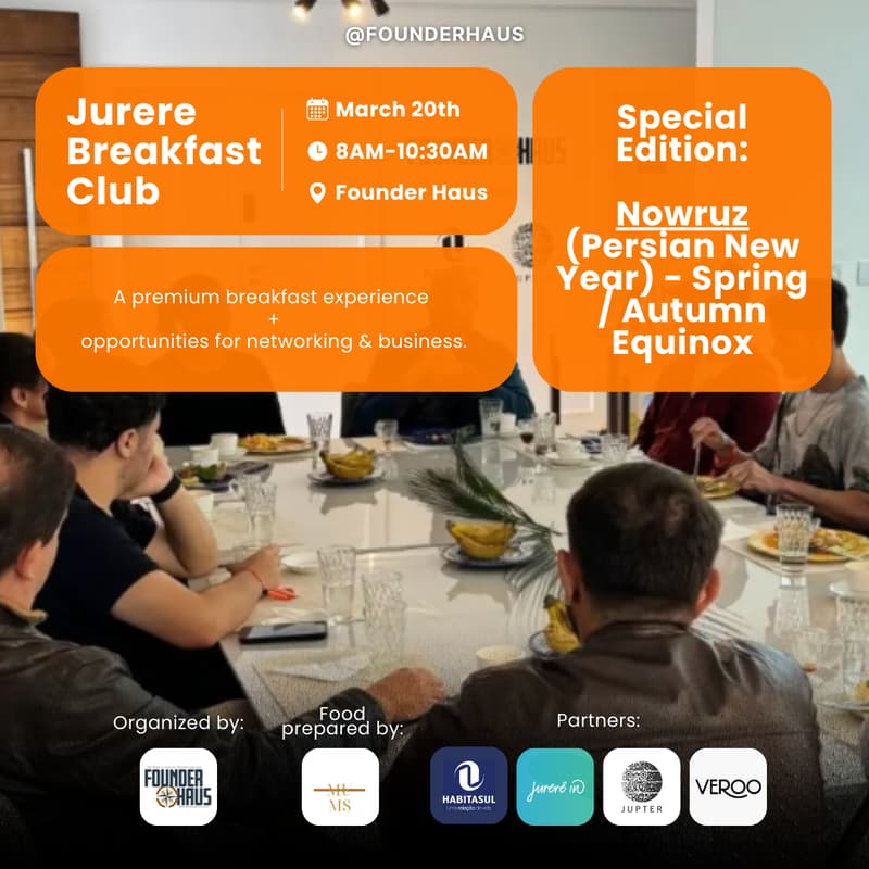 Cover Image for Jurere Breakfast Club - Special Edition: Nowruz (Persian New Year) - Spring / Autumn Equinox