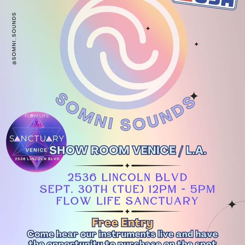 Cover Image for Interactive Sound Garden with Somni Sounds // LA