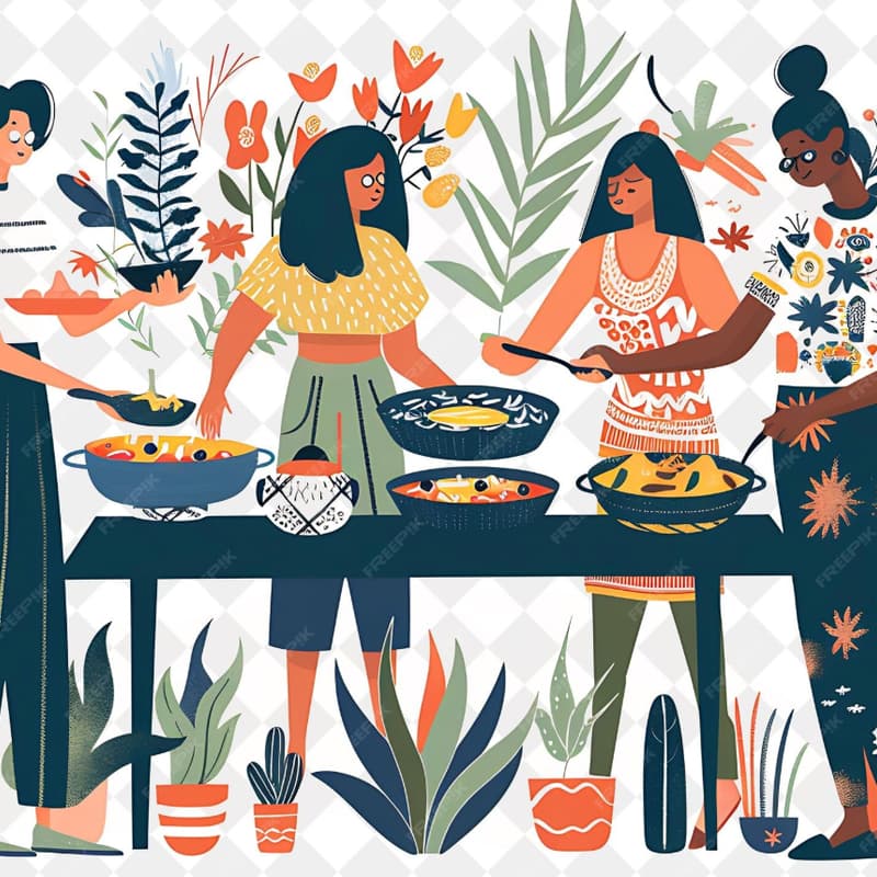 Cover Image for 🥘 Flavor and Friendship Potluck - S'25 Monday Cohort Series