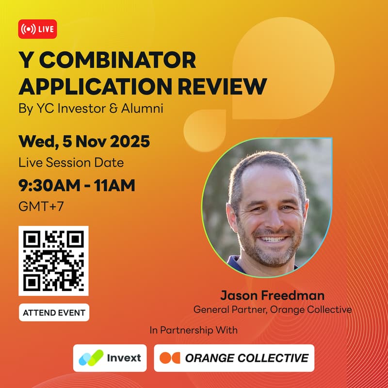 Cover Image for Live Session: YC Winter 2026 Pre-Application Review