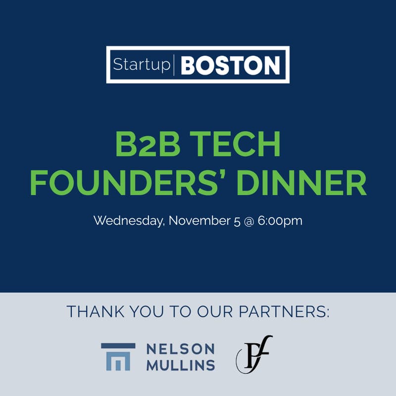 Cover Image for B2B Tech Founders' Dinner