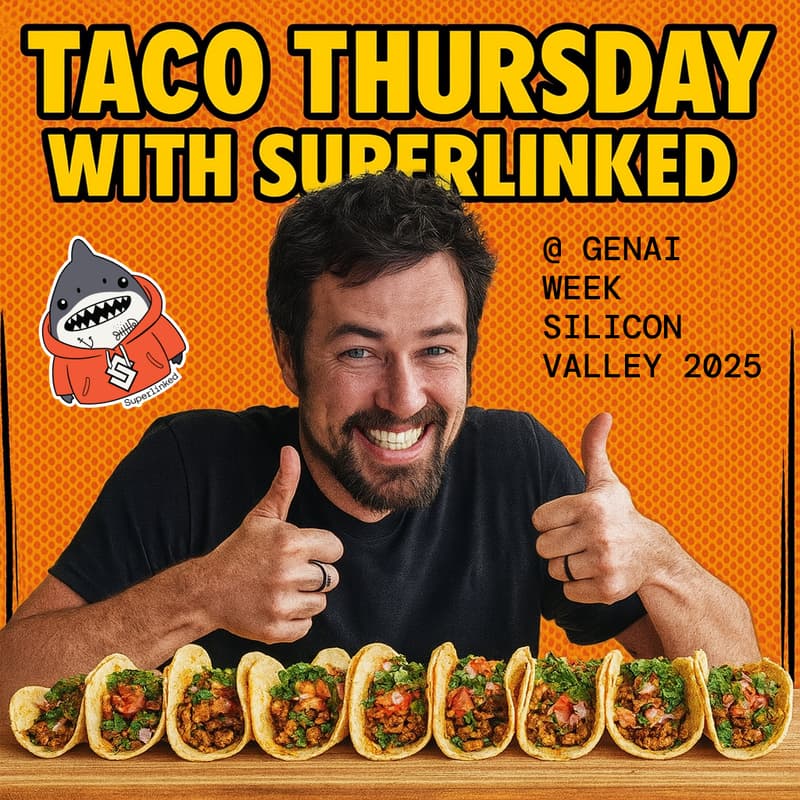 Cover Image for Taco Thursday with Superlinked  @ GenAI Week