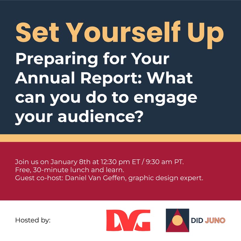 Cover Image for Preparing for Your Annual Report: What can you do to engage your audience? | Set Yourself Up Lunch + Learn