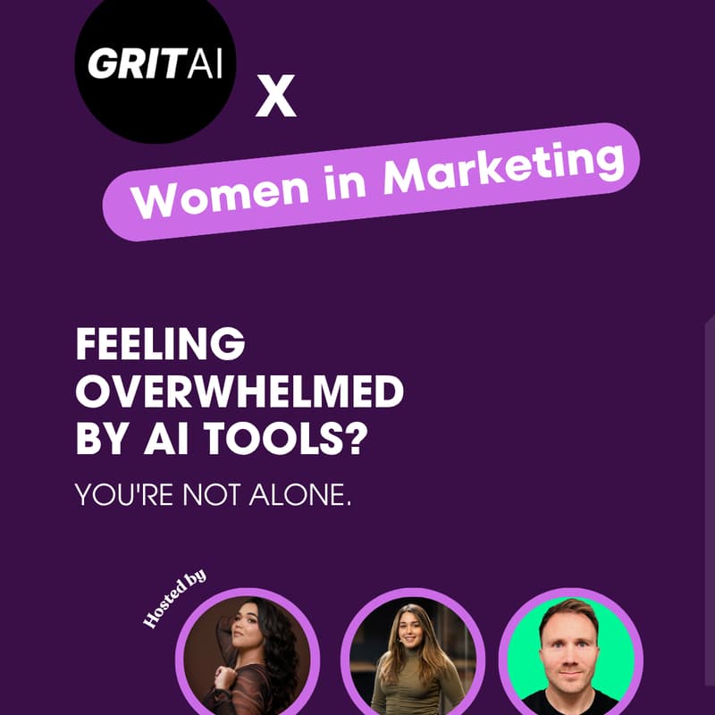 Cover Image for Women in Marketing x Grit AI