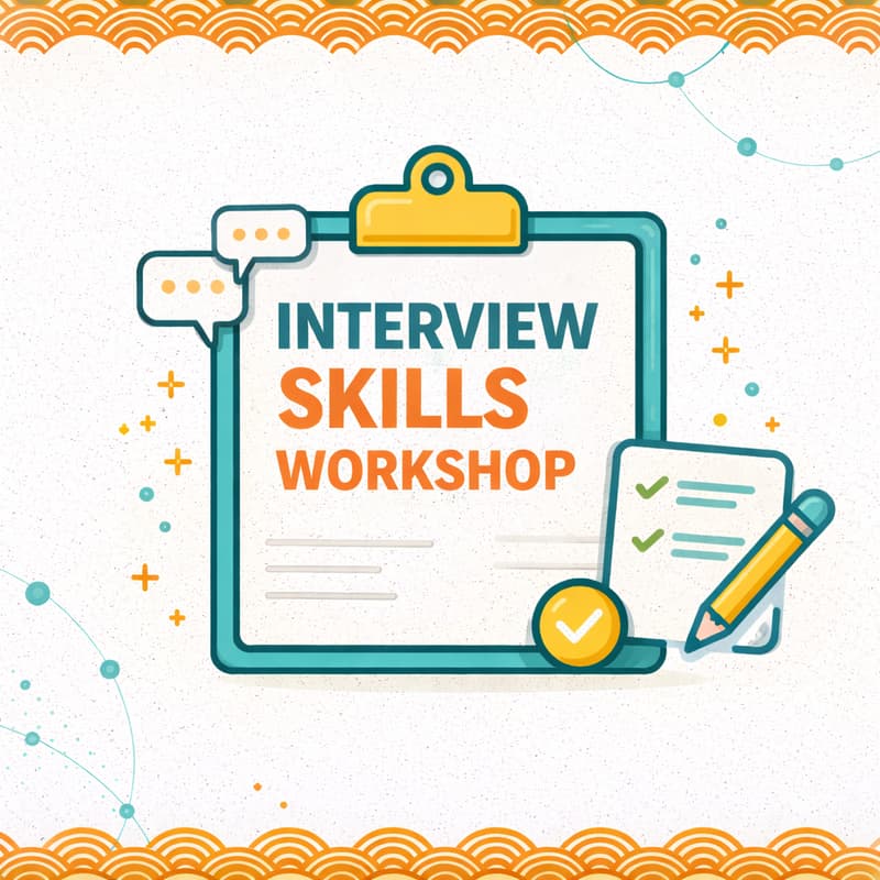 Interview Skills Workshop · Zoom · Luma