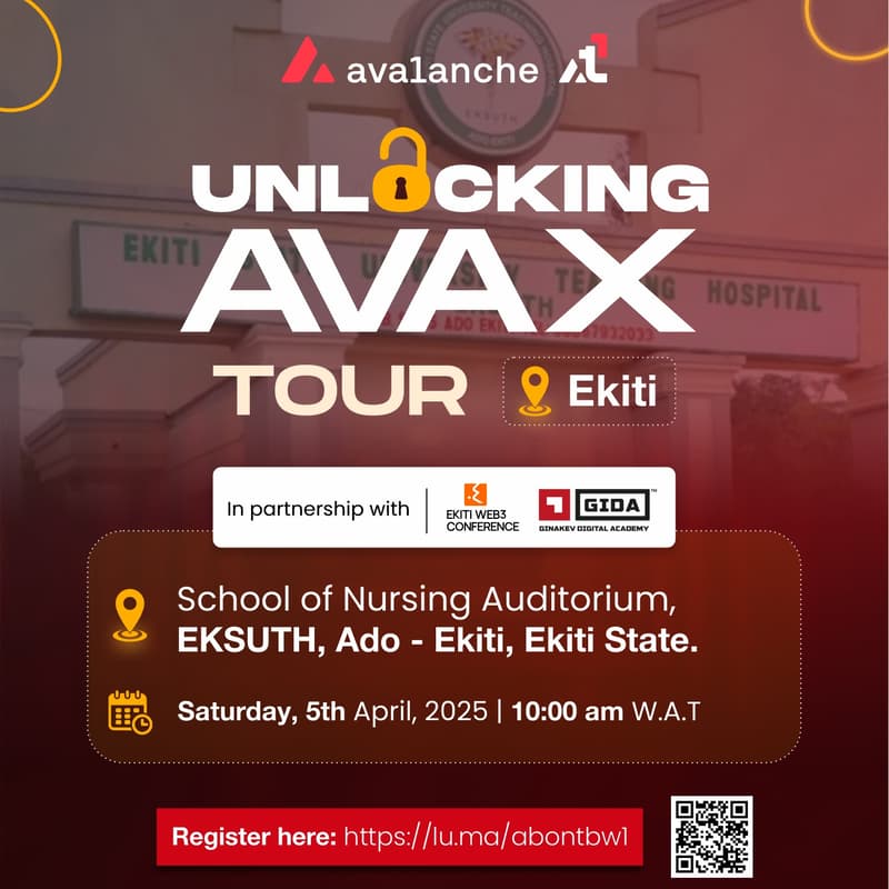 Cover Image for Unlocking Avax Tour; EkitiWeb3 Conf Editon