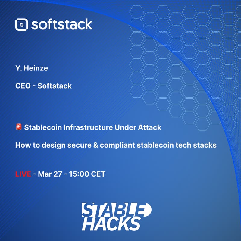 Cover Image for π¨ Stablecoin Infrastructure Under Attack - How to design secure & compliant stablecoin tech stacks