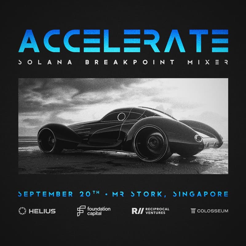 Cover Image for Accelerate: Solana Breakpoint Mixer