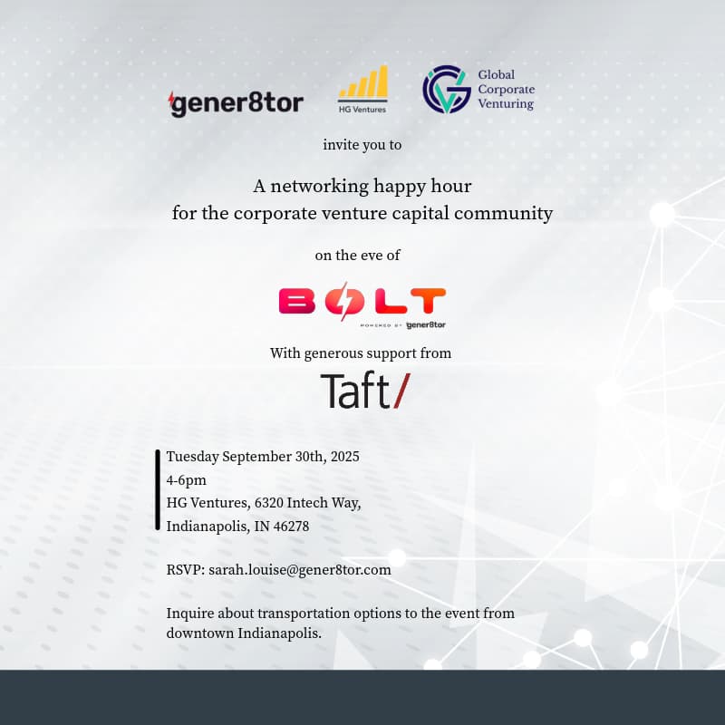 Cover Image for CVC Meetup, hosted by HG Ventures, GCV & gener8tor