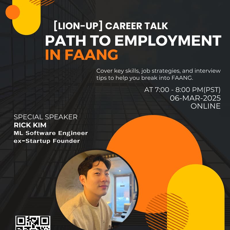 Cover Image for [Lion-Up]Path to Employment in FAANG