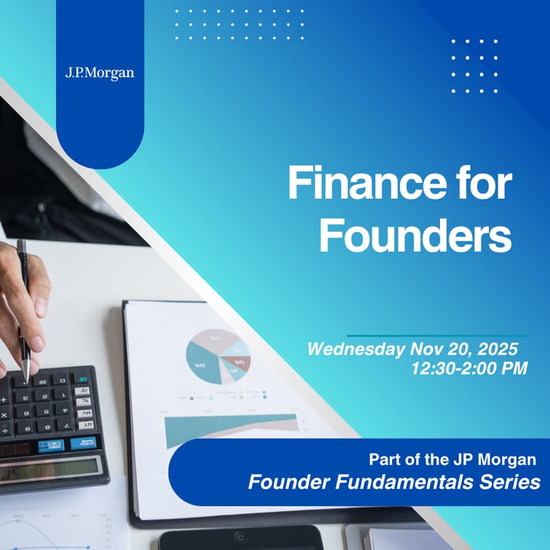 Cover Image for Finance for Founders (Founder Fundamentals Series by JPM)