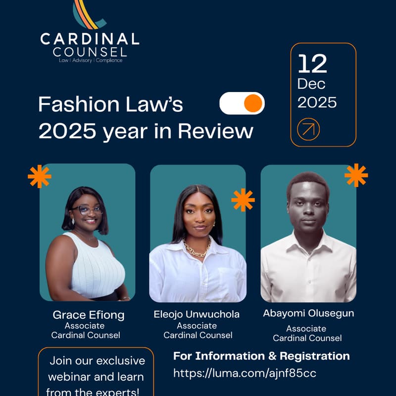 Cover Image for Fashion Law 2025: Year in Review Webinar