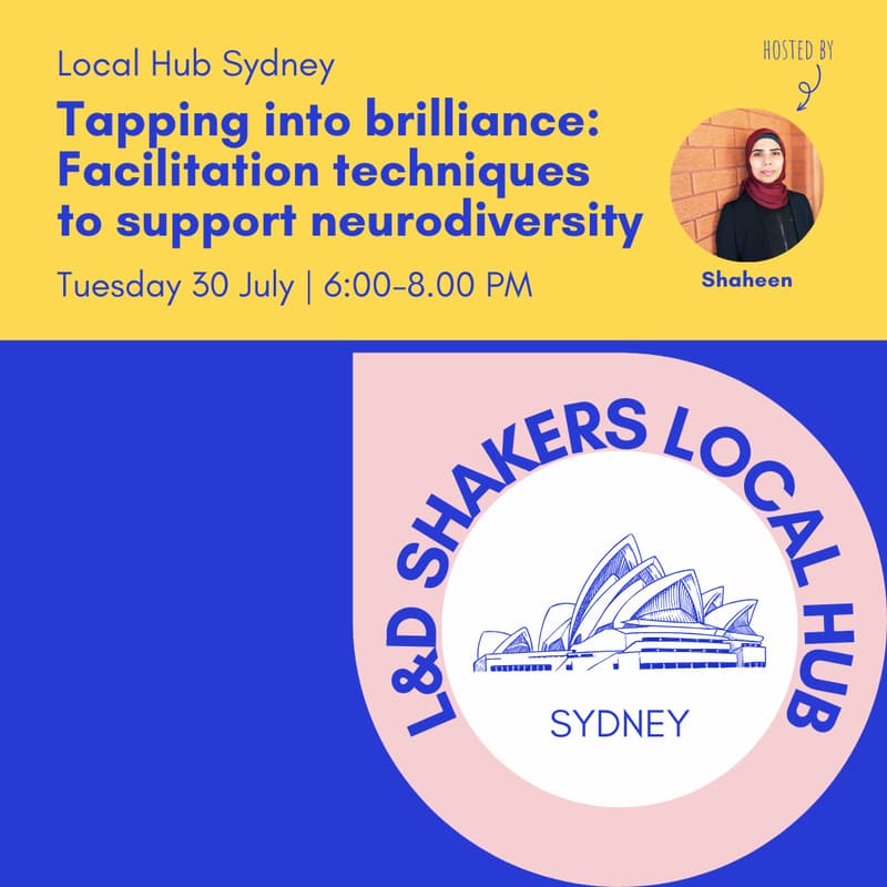 Cover Image for Sydney Hub: Tapping into brilliance - Facilitation techniques to support neurodiversity