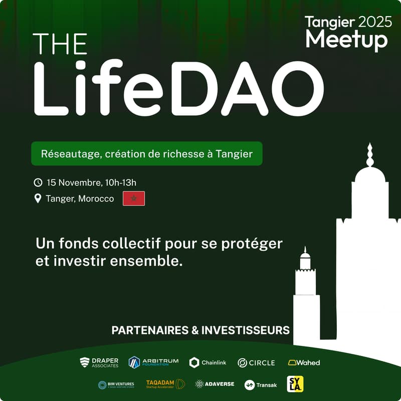 Cover Image for The LifeDAO Meetup – Édition Tangier