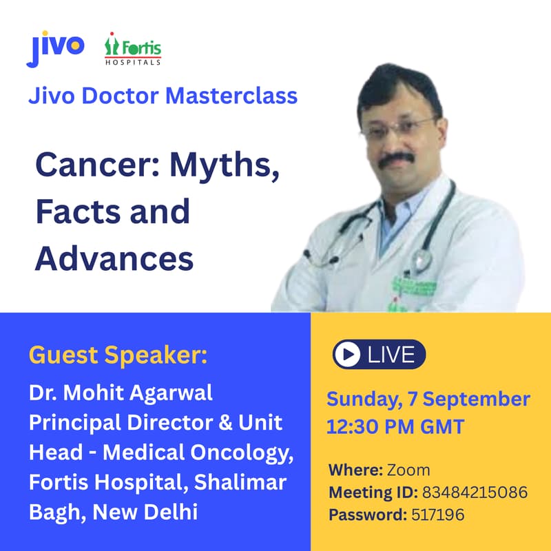 Cover Image for Jivo Masterclass | Cancer: Myths, Facts and Advances