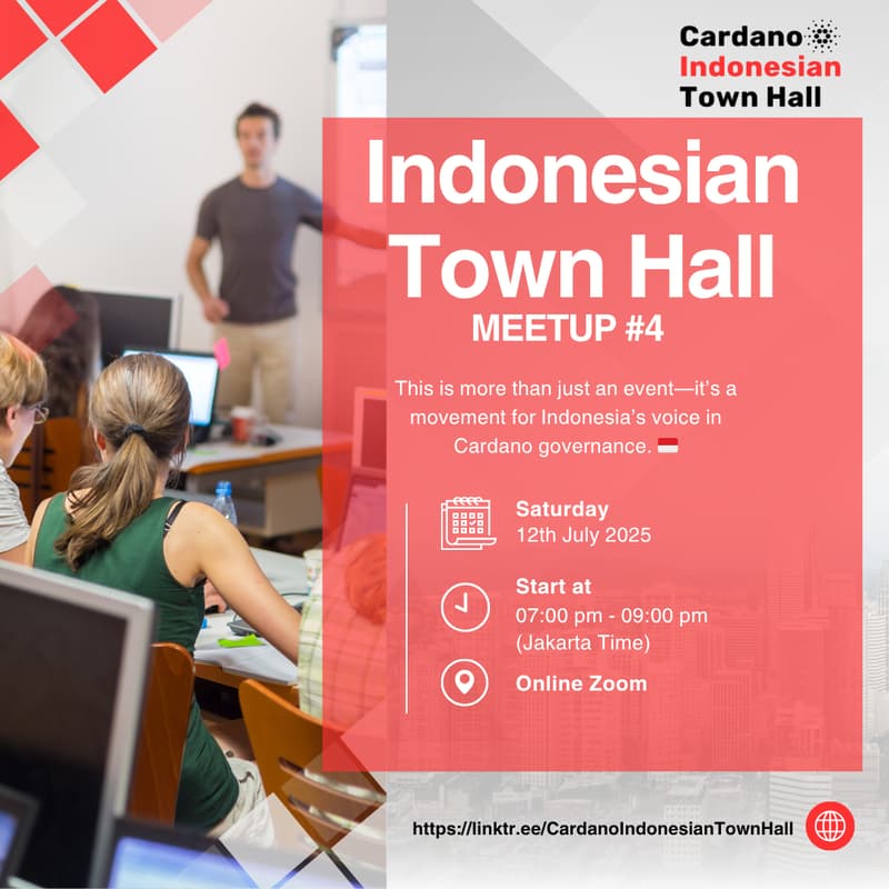 Cover Image for Cardano Indonesian Town Hall #4 – 2025