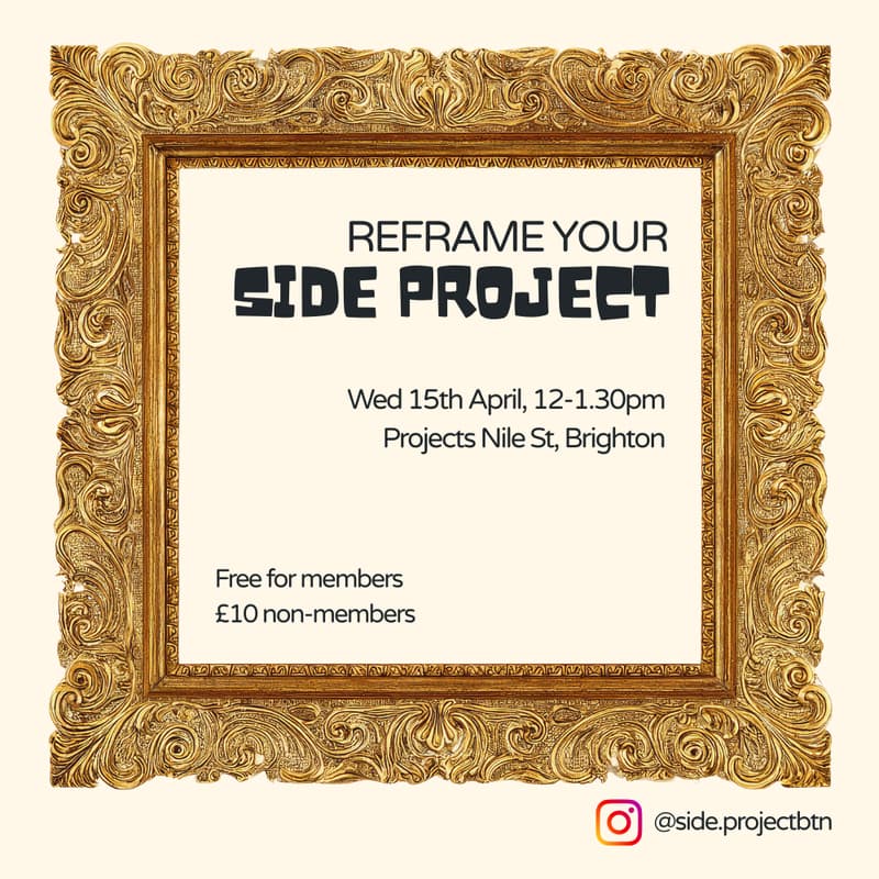 Cover Image for Reframe Your SIDE PROJECT