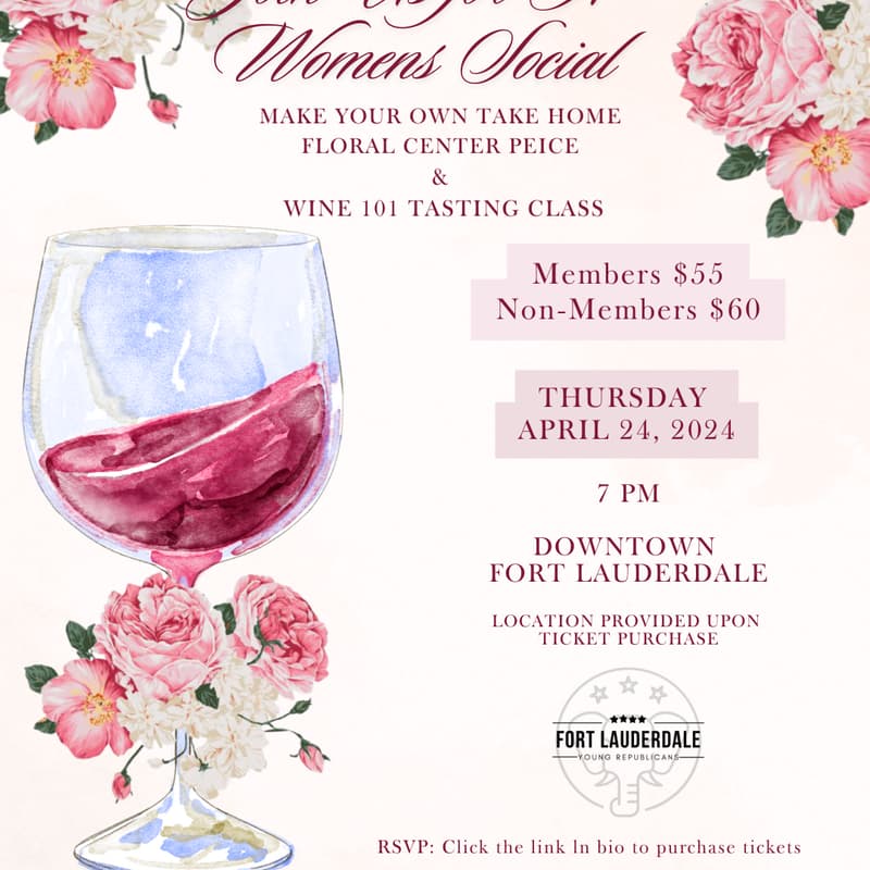 Cover Image for Women's Floral & Wine Social