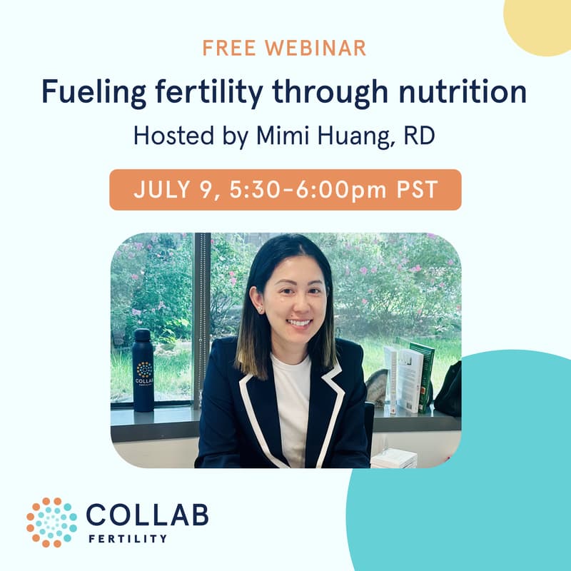 Cover Image for Free webinar: Fueling fertility through nutrition