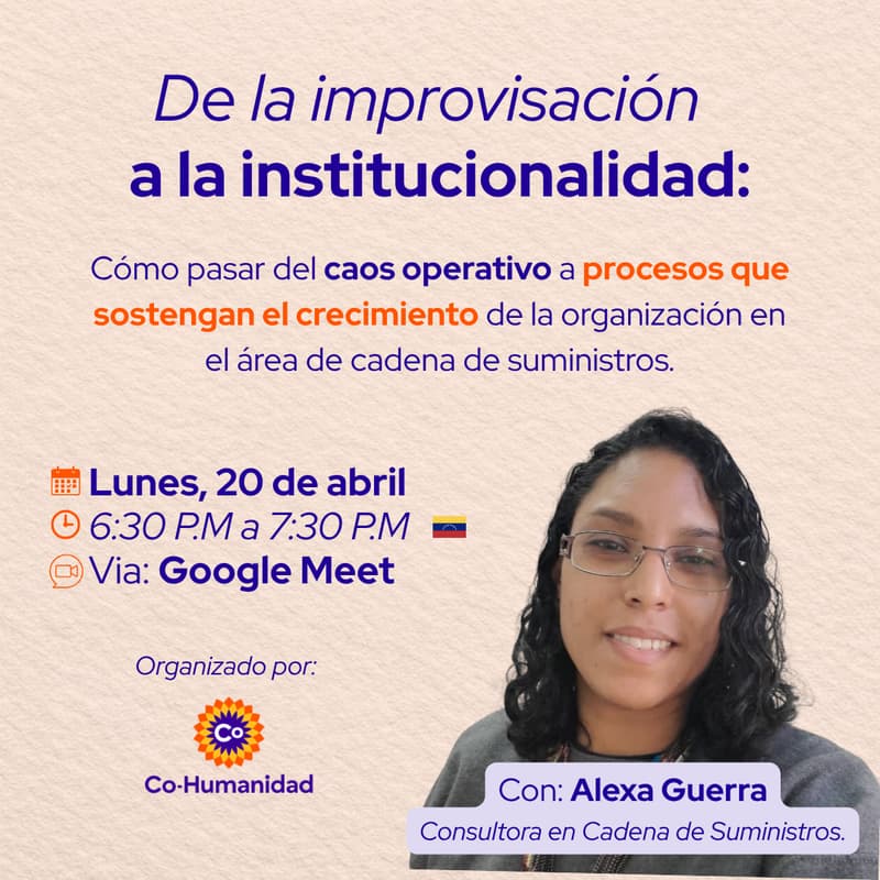 Cover Image for De la Improvisación a la Institucionalidad, con Alexa Guerra