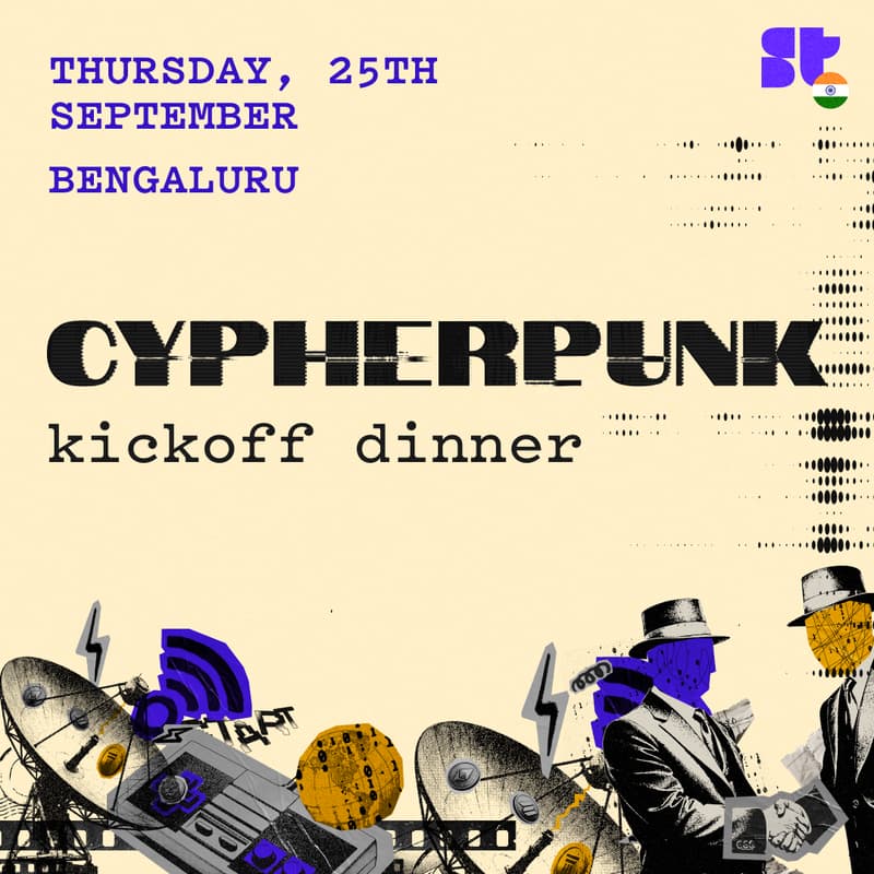 Cover Image for Cypherpunk Kickoff Dinner