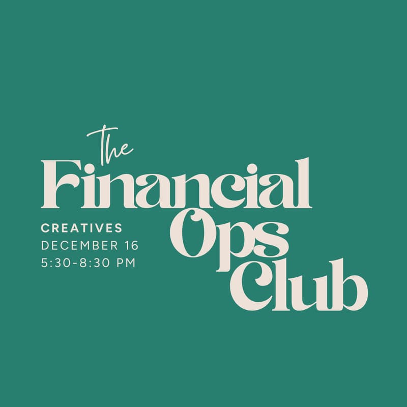 Cover Image for Financial Operations for Creatives