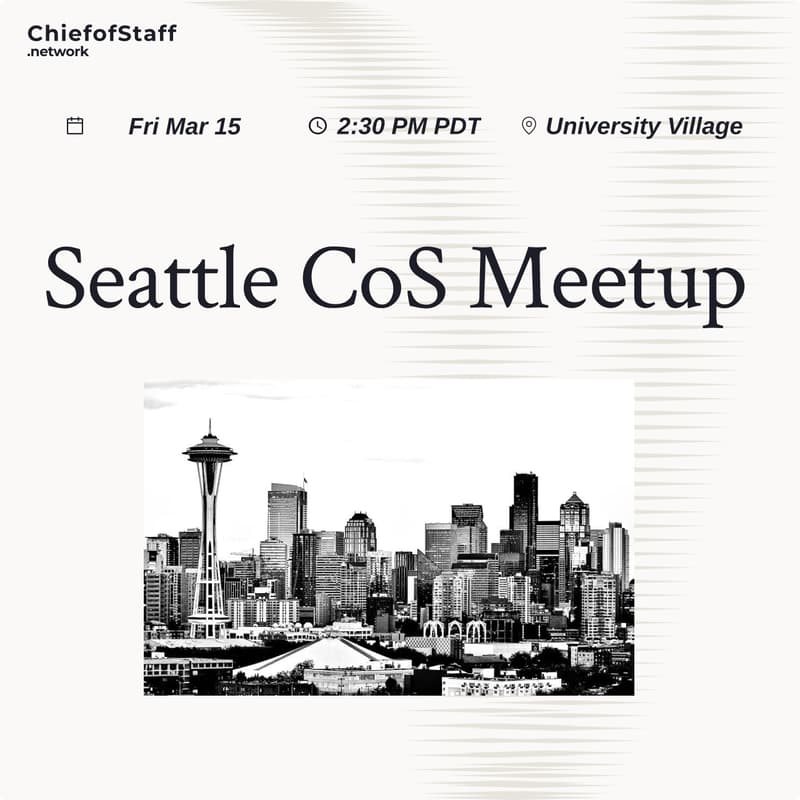 Cover Image for Seattle CoS Meetup (March 15)