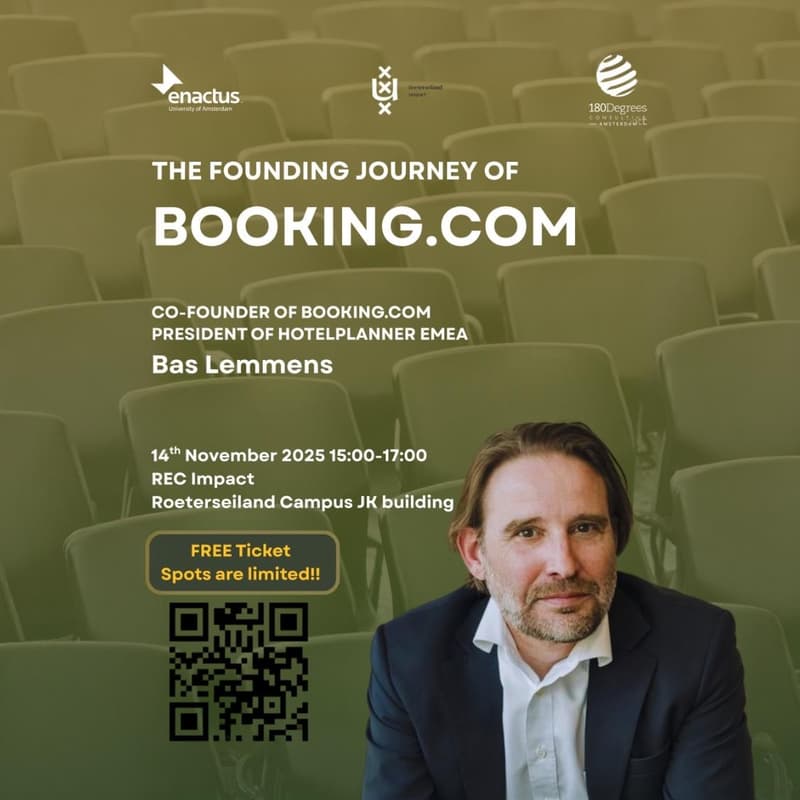 Cover Image for Enactus UvA X 180 Degrees Consulting - The founding journey of Booking.com